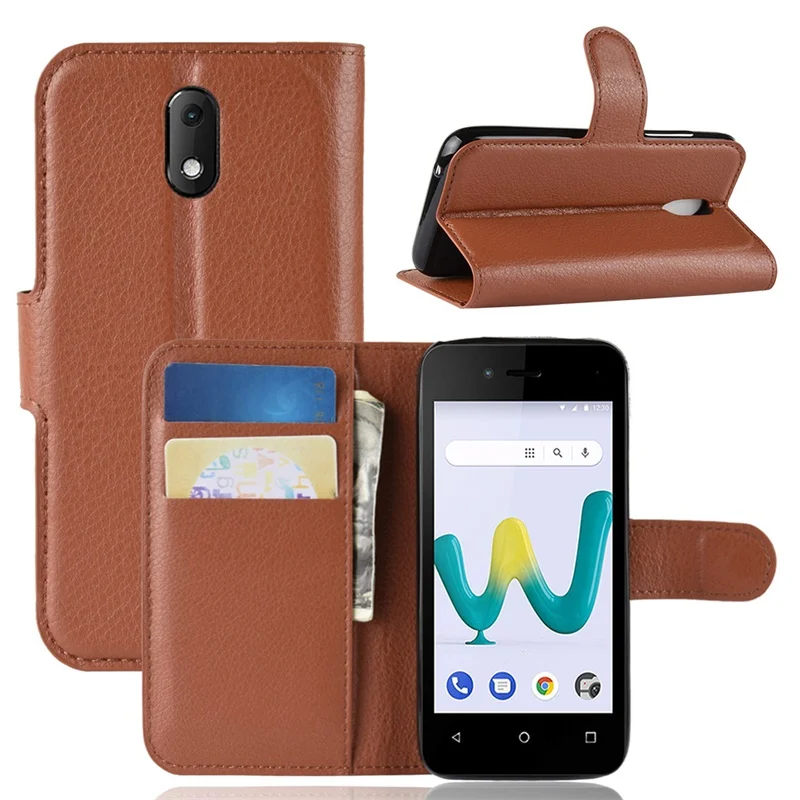 Чехол для Wiko Sunny 3 Mini кожаный чехол-кошелек с откидной крышкой и защитой от пыли sunny