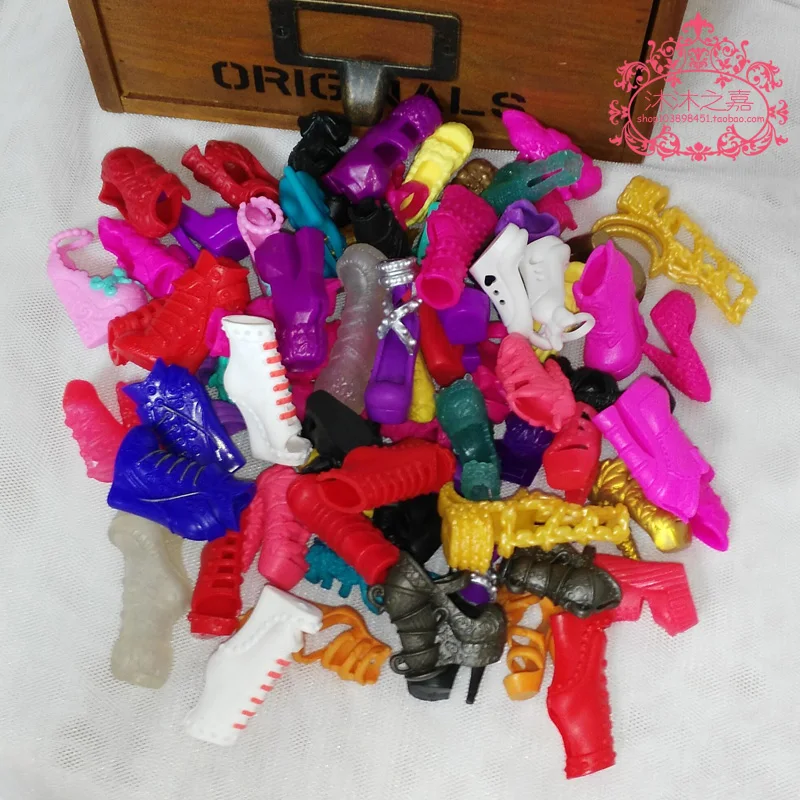 300 пар/лот оптовая продажа аксессуары для кукол обувь кукл-монстров сапоги разных