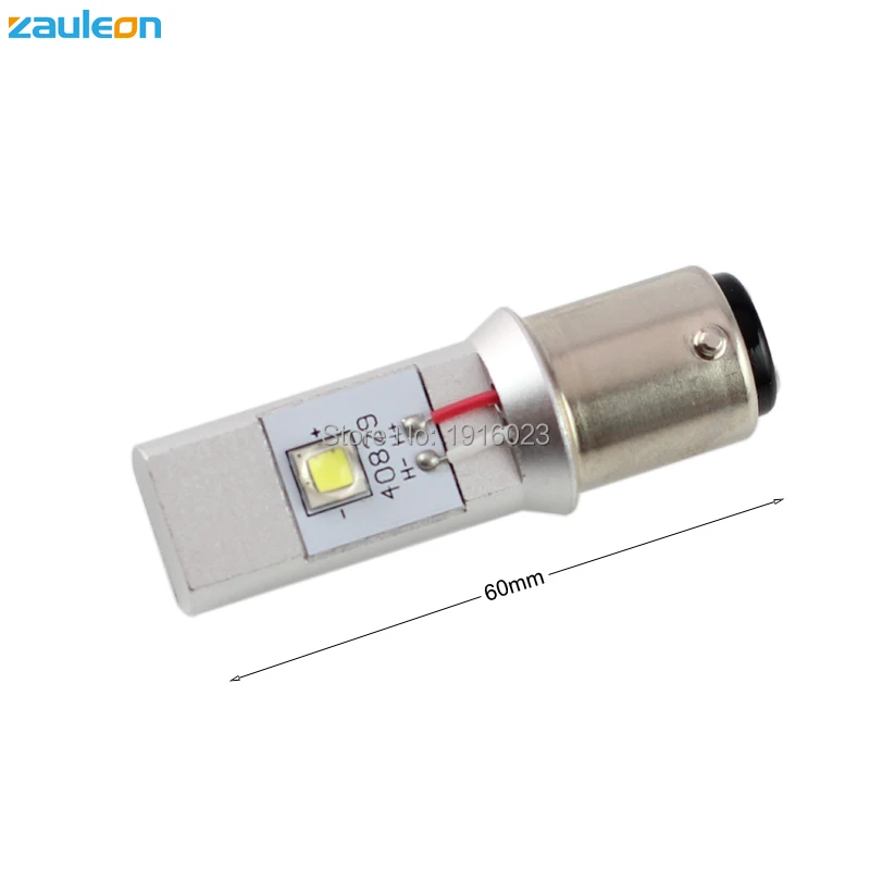 Zauleon 1 шт. 1157 BA15D светодиодный головной фонарь для мотоцикла 6 В постоянного тока 12