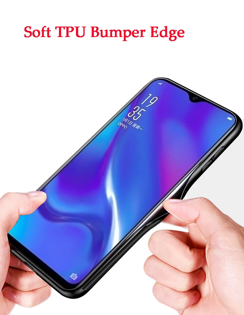 Для Coque Oppo RX17 Neo чехол из закаленного стекла твердая задняя крышка для OPPO RX17 Neo CPH1893 RX17Neo RX 17 Neo чехол силиконовый бампер