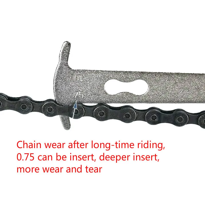 1 шт. велосипедная цепь индикатор износа Checker MTB велосипедная цепь индикатор износа Калибр Checker растягивающийся инструмент Замена Ремонтный инструмент