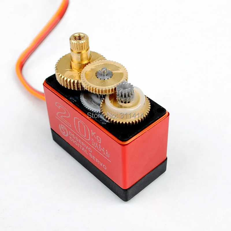 3 шт. DS3120 Обновление RC Servo 20 кг полностью металлическое снаряжение цифровой Dservo Baja