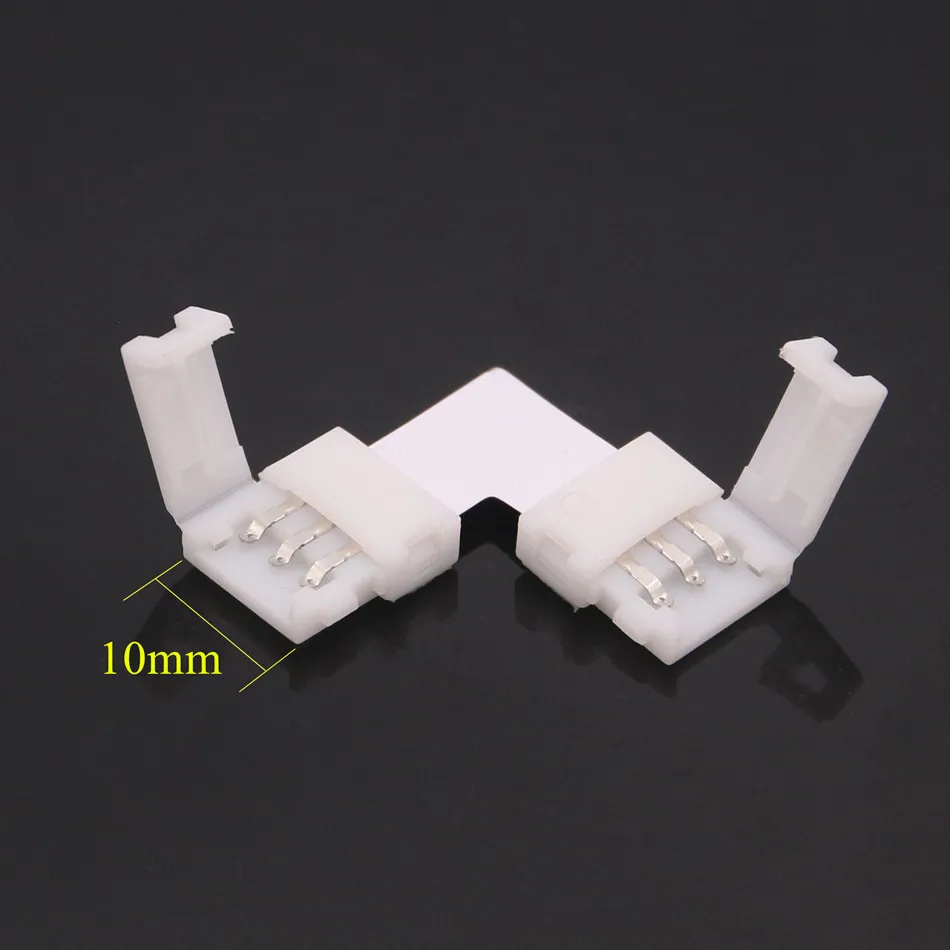 BEILAI 10 шт 3pin мм Светодиодная лента контроллер бесплатная сварка для SMD 5050 2811 2812B IC