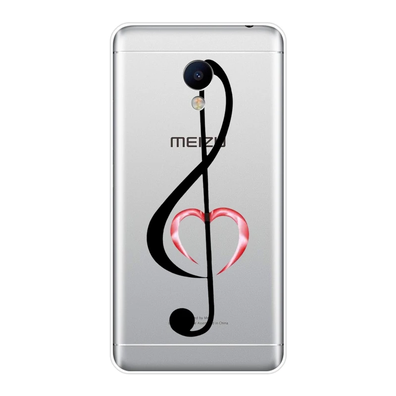 Чехол для телефона Meizu M6 M5 M3 M2 Примечание Мягкий силиконовый чехол в виде