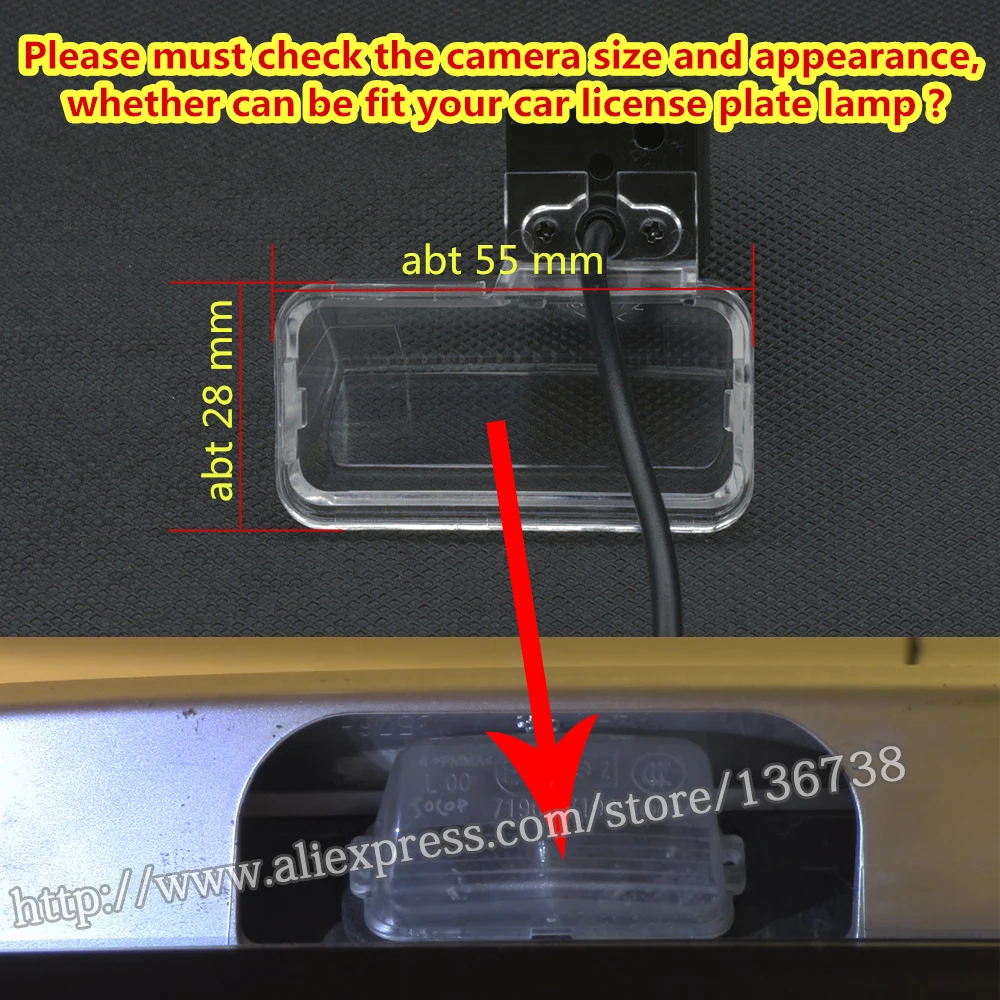 Автомобильная камера заднего вида 8 светодиодов 4 3 дюйма 5 дюймов парковочный