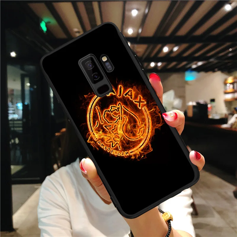 Yinuoda чехол для телефона Ajax команды samsung Galaxy Note4 5 9 A7 A8 A9 2018 черный мягкий из ТПУ J2Pro J4