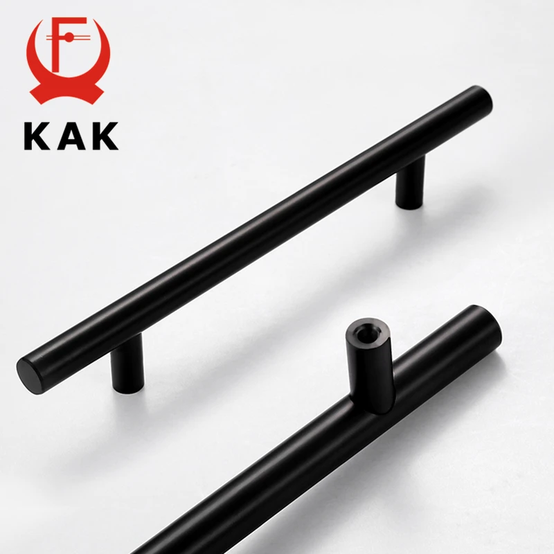 KAK 2 &quot~ 39&quot кухонные дверные ручки T Bar вытяжные с прямой ручкой шкафа диаметр 12 мм