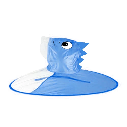 blue dinosaur UFO детский плащ Милая желтая утка дождевик водонепроницаемый для детей зонтик крышка Девочка Мальчик дождевик детский пончо плащ - Цвет: blue dinosaur