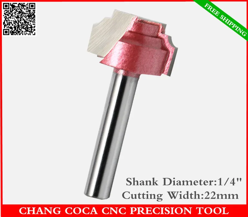 Концевая фреза с ЧПУ твердосплавная 1/4 ''* 22 мм|carving bits|router bitcarbide end mill |