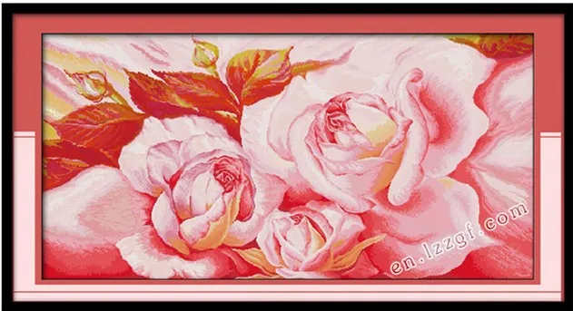 Набор для вышивки крестом hibiscus 14ct 11ct набор рукоделия и | Дом сад