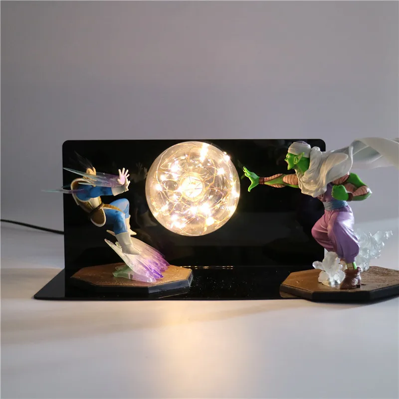 Dragon Ball Саян маленьких светодиодный ночник фигурки DIY Коллекционная аниме модель
