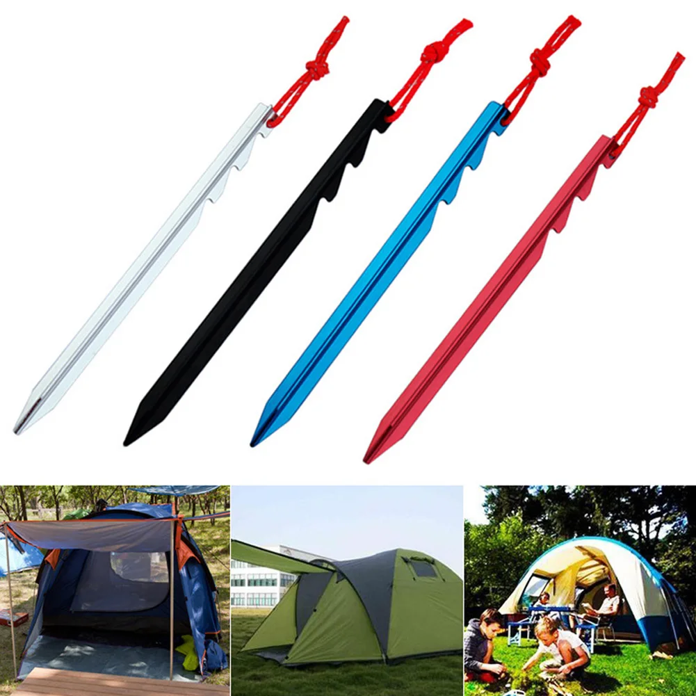 18 см гвоздевые Колки для палатки Пеший туризм турпохода из алюминия сплав