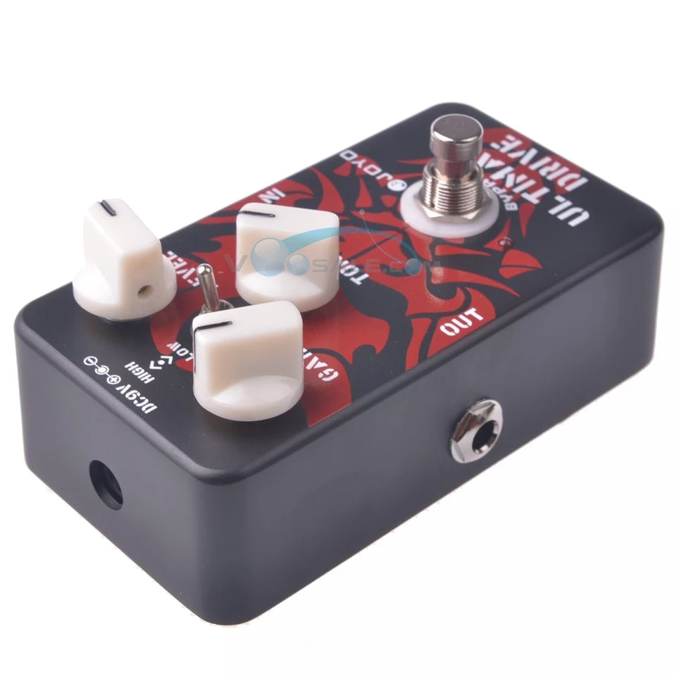 Хит! Педаль для гитары JOYO JF-02 Ultimate Drive с адаптером 9V1A и переключателем ног