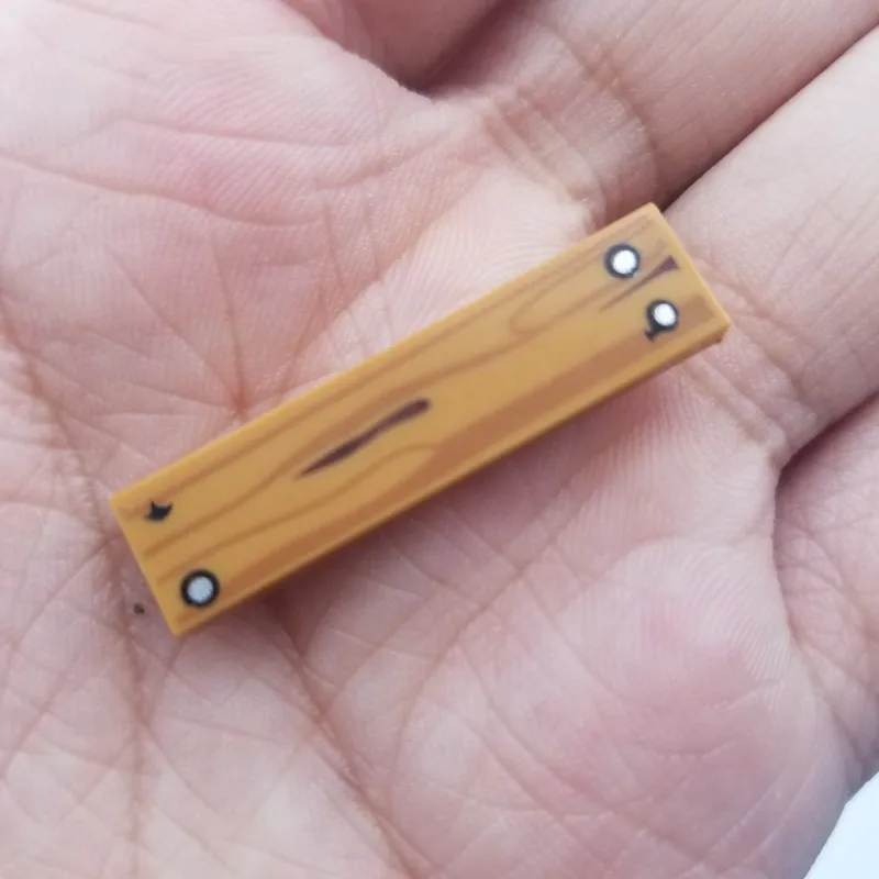 10 шт. игрушки MOC Напольная доска настенный кирпич 1x4 Сделай Сам искусственные