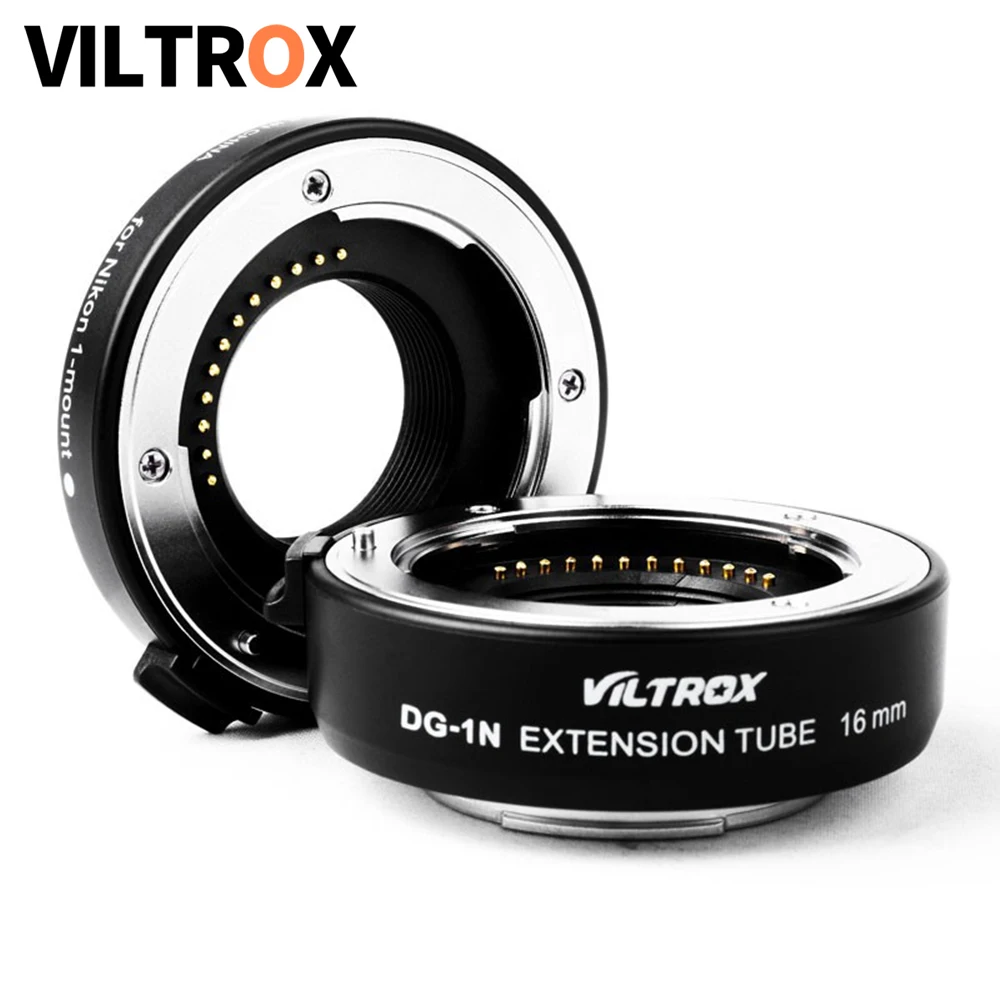 Viltrox DG-1N Удлинительное макрокольцо для автоматического 10 мм+ 16 мм объектив адаптер для Nikon 1 V1 V2 S1 J1 J2 J3 J4 J5 AW1 крепление адаптер