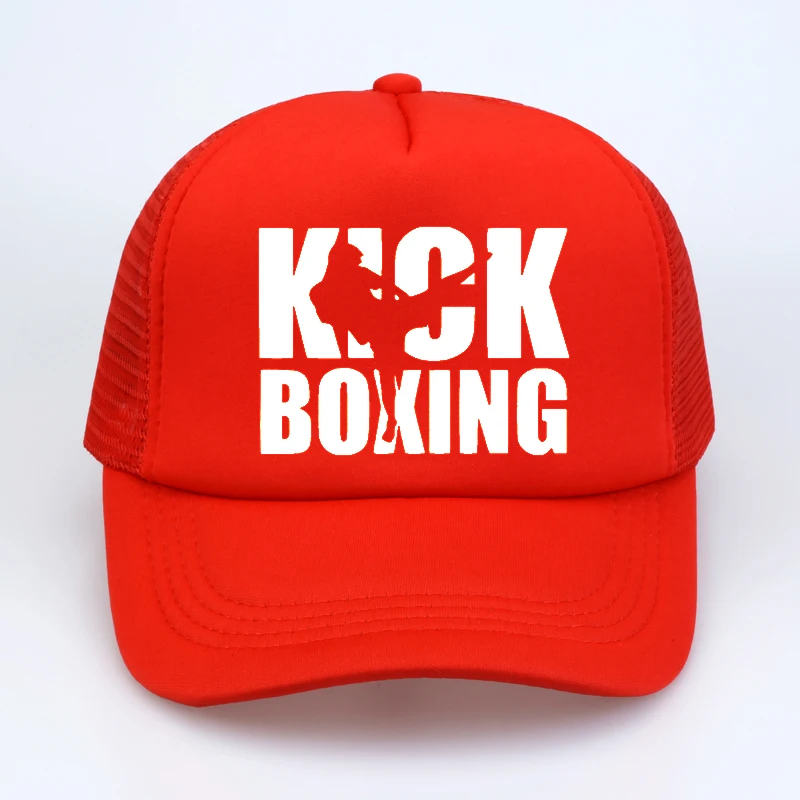 Летняя мужская и женская бейсбольная кепка Kick Boxinger MMA, Высококачественная бейсболка с буквенным принтом, крутая летняя бейсболка, сетчатая бейсболка, кепка для папы