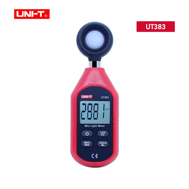 UNI T мини светильник метр Цифровой Люксметр UT333 UT353 UT363 UT383 цифровым термометром и