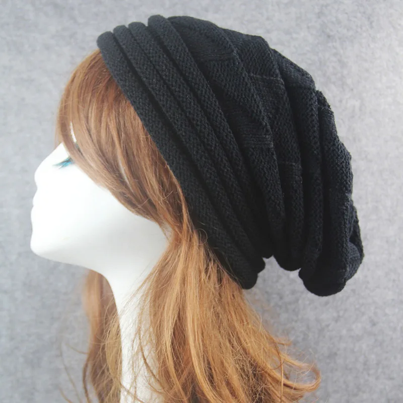 Laamei Unisex Crochet Hat Skullies Beanies Bonnet Femme Hip Hop 2018 Winter Warm Knitted Women Men Hats Dropshipping | Аксессуары для