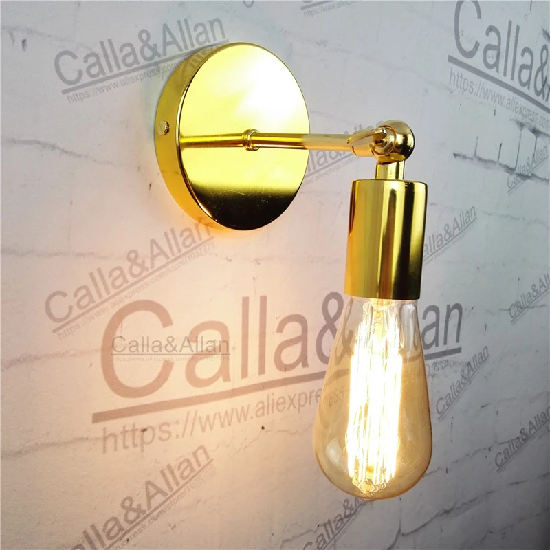 Сделай Сам настенный светильник E27 в американском ретро стиле винтажный Железный