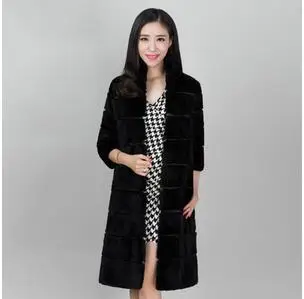 Big size 2019 real natural rex rabbit hair fur coat 11 colors women's long design winter warm outwear female overcoat