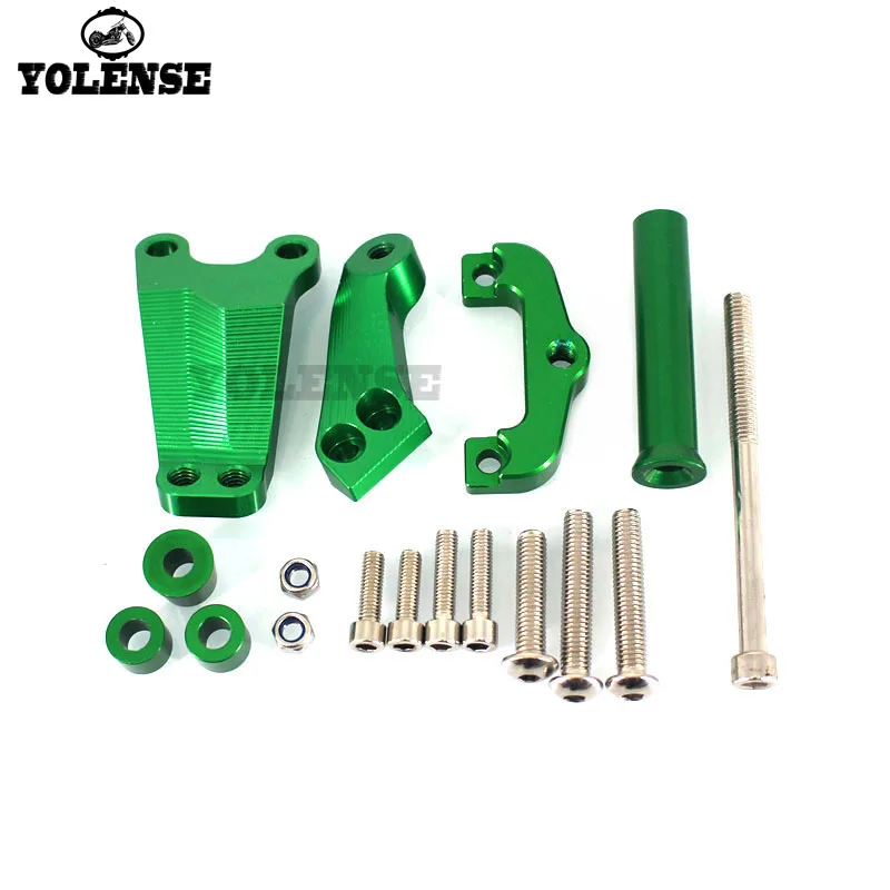 Для KAWASAKI ER 6N ER6N 2012 2016 2013 2014 Мотоцикл CNC алюминиевый сплав регулируемый рулевой
