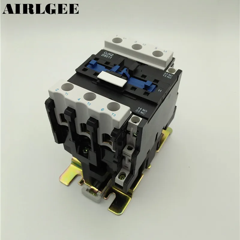 Ui 660V Ith 80A 3 Poles 1 NO NC 380V Катушка переменного тока контактор CJX2 5011|pole contactor|ac contactor80a