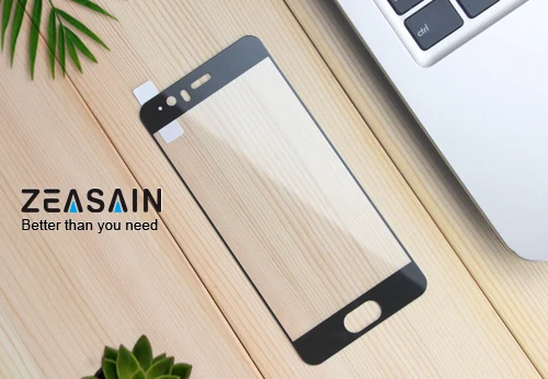 Black ZEASAIN полное покрытие закаленное стекло для huawei P10 P 10 защита экрана 5,1 дюймов 2.5D 9H Твердость премиум стекло защитная пленка - Цвет: Black