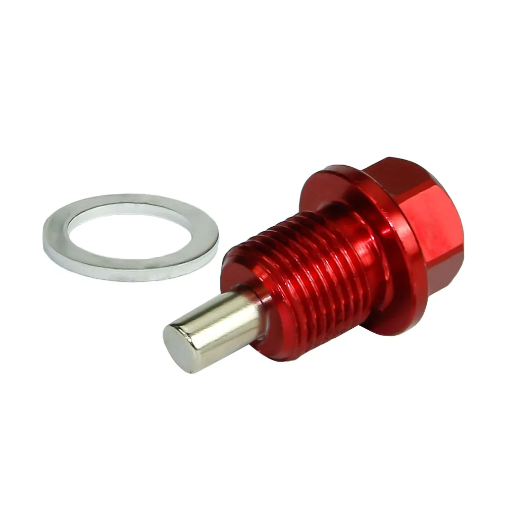 CNSPEED Racing M14*P1.5MM Engine Dress Up Magnetic Oil Drain Plug /Oil Sump drain plug For Most Honda Acura/Ford/ YC100281|magnetic oil plug|engine