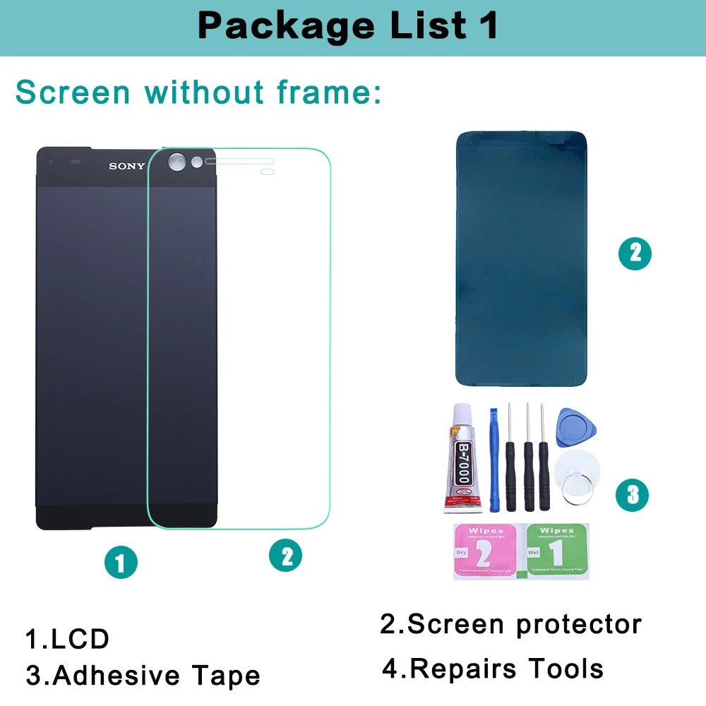 6," для SONY Xperia C5 E5506 E5533 E5563 E5553 ЖК сенсорный экран дигитайзер для SONY Xperia C5 Ультра экран дисплея