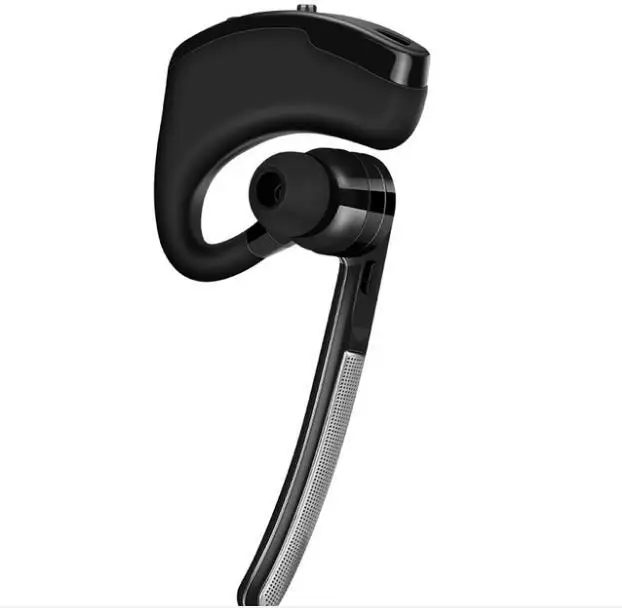 HOCO бизнес Bluetooth наушники с шумоподавлением Голосовое управление Беспроводные наушники с микрофоном Автомобильная Спортивная гарнитура для iPhone XS Max - Цвет: Black