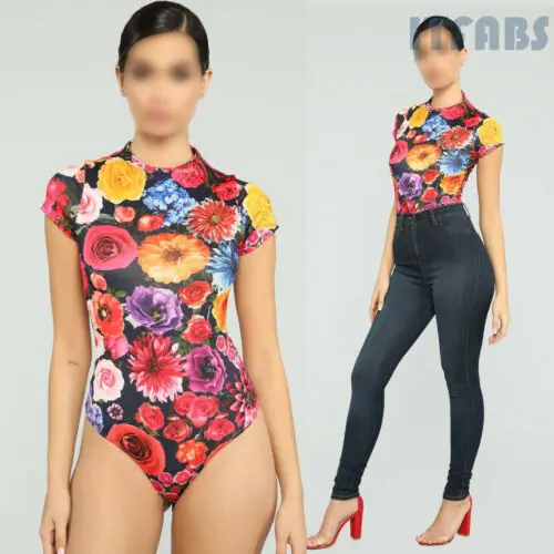 Купальник женский тропический Монокини бикини с принтом листьев бандажный