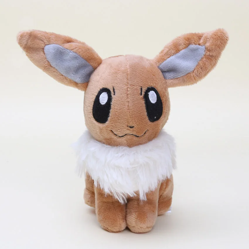 23cm brown 16-23 см карманная плюшевая кукла Eevee Espeon Jolteon Umbreon Vaporeon Flareon Glaceon Leafeon Плюшевые игрушки куклы - Цвет: 23cm brown