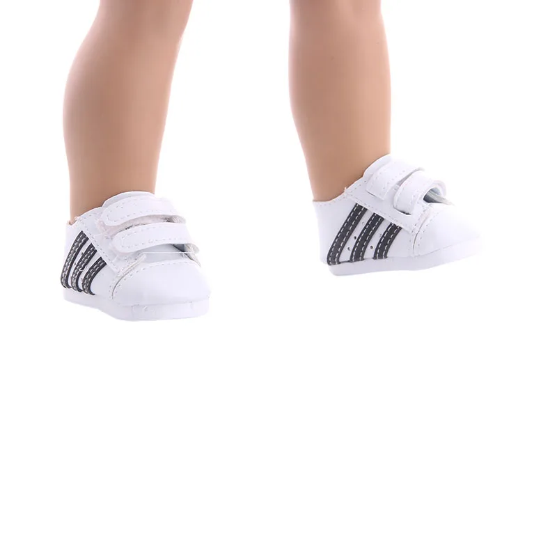 LUCKDOLL различные повседневная обувь подходит 18 дюймов Американский 43cmBabyDoll одежда аксессуары, игрушки для девочек, поколение, подарок на день рождения