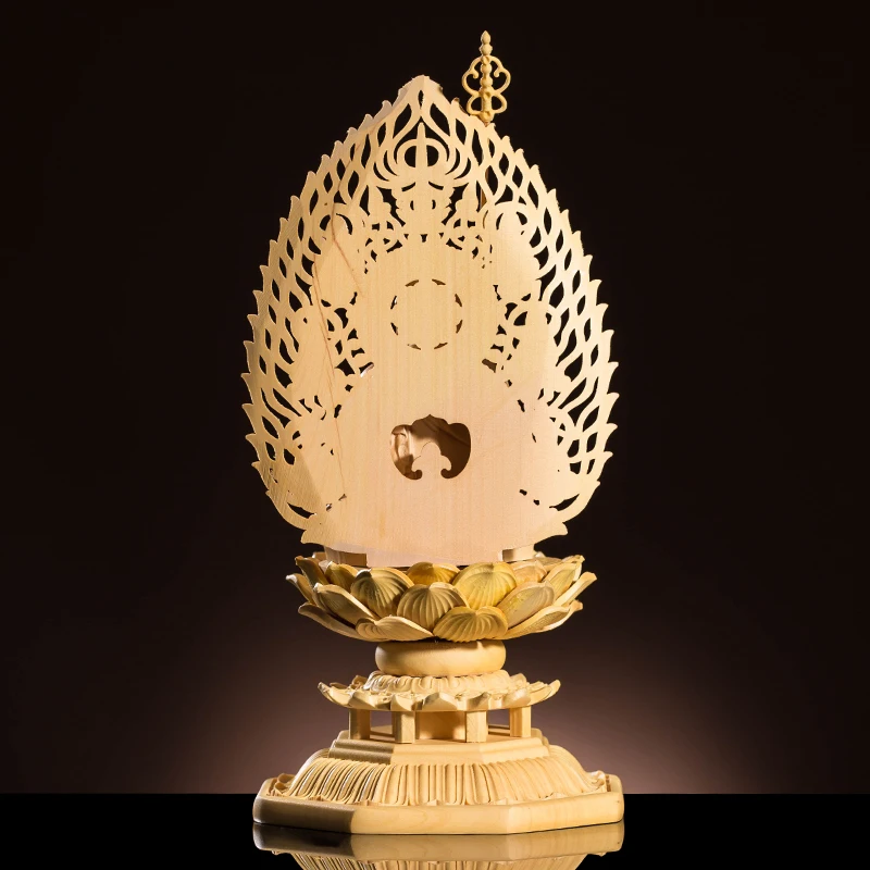 Ksitigarbha король Инферно 17 см китайская статуя Будды из самшита деревянная богиня