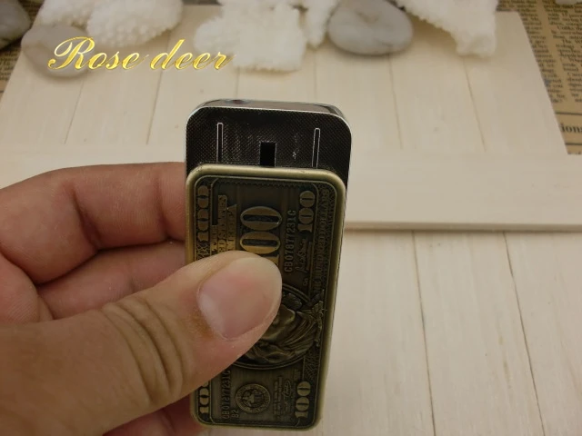 Компактная Бутановая Зажигалка dollarLuxury бензиновая зажигалка с надувным газовым