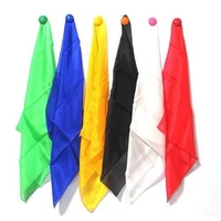6pcslot magic silk change color silk scarf multicolor ultra thin scarves magic tricks for stage close up magic props free ship