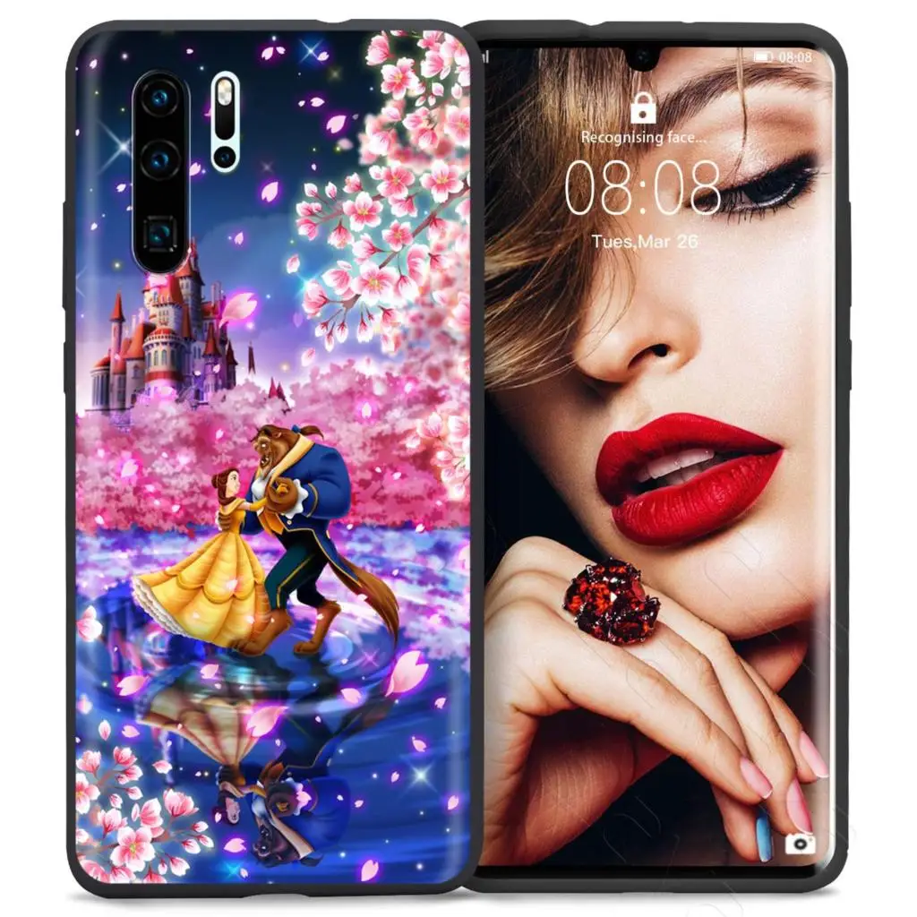 Чехол Lavaza beauty Beast Rose Princess для huawei mate Y7 Y9 P8 P9 P10 P20 P30 Lite Pro P Smart Mini