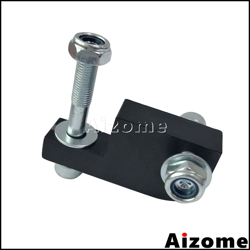 Block with Screws Черный обтекатель фар расширительный блок для Harley Dyna FXDL FXDF FXDB FXDWG 39-49 мм вилка передового кронштейна - Цвет: Block with Screws
