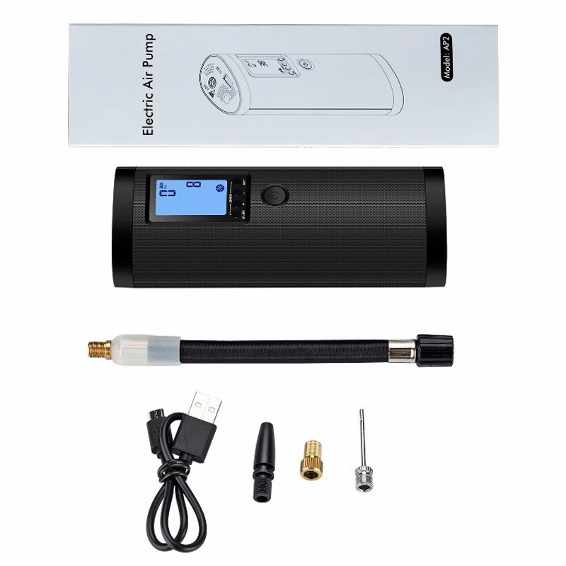 Motorcycle Portable Mini Digital Car Tire Inflator Air Pump Bike Bicycle Compressor for Sport Balls Football basketball | Автомобили и