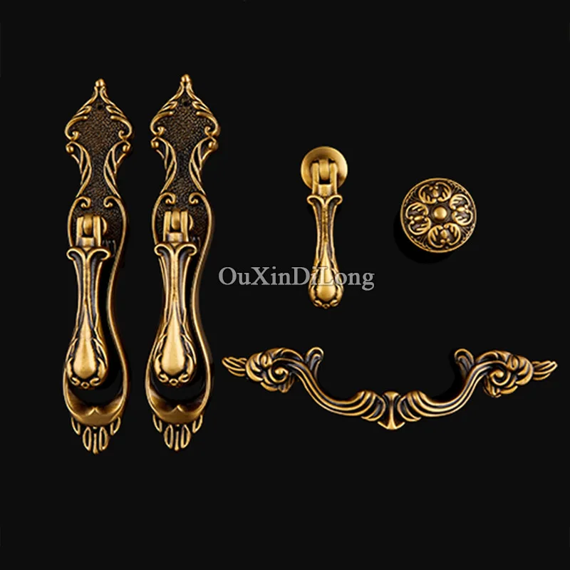 10 шт. ручки и для кухонного шкафа в винтажном стиле из латуни|cabinet handle and knob|furniture door