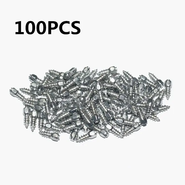 100 шт./компл. 9 мм с наружной резьбой шин колесные шпильки шины для мотоциклов цепи серьги-гвоздики для автомобилей/грузовиков ATV