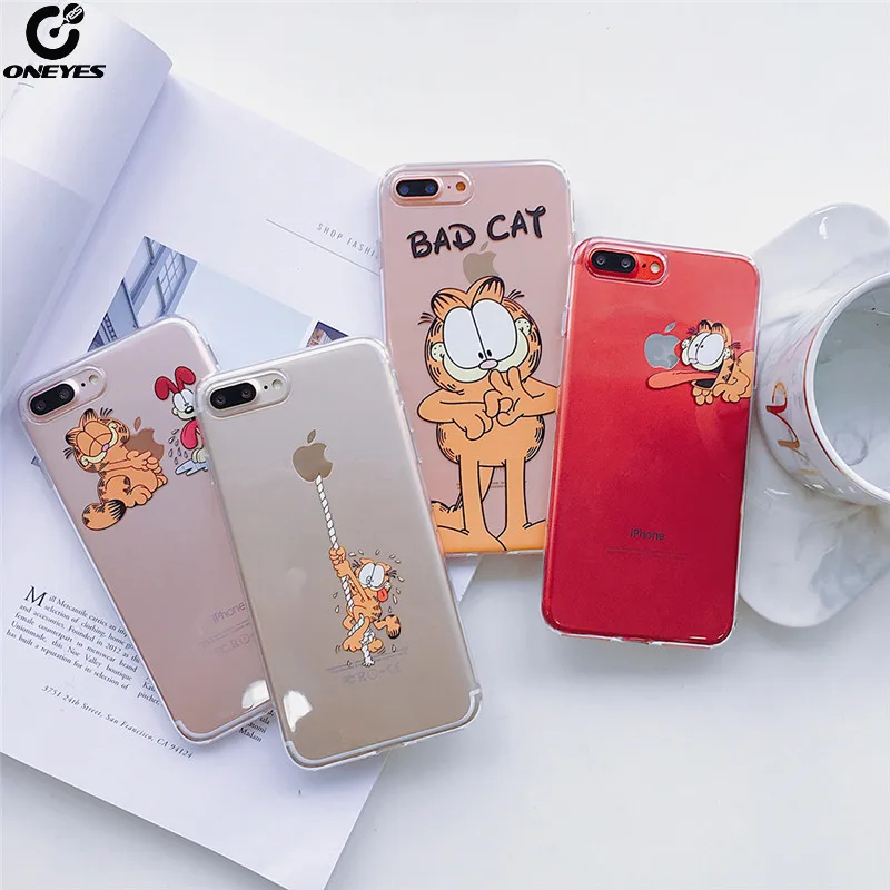 Чехол для iphone 6s 7 8 плюс X крышка прозрачная стильная футболка с изображением