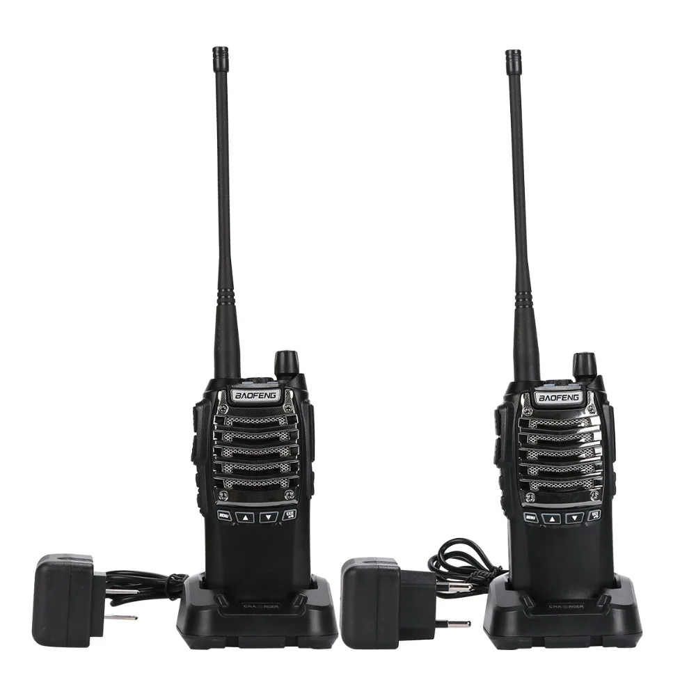 2 шт./лот BaoFeng иди и болтай walkie talkie “иди UV 8D Портативный PTT радио CB приемопередатчик