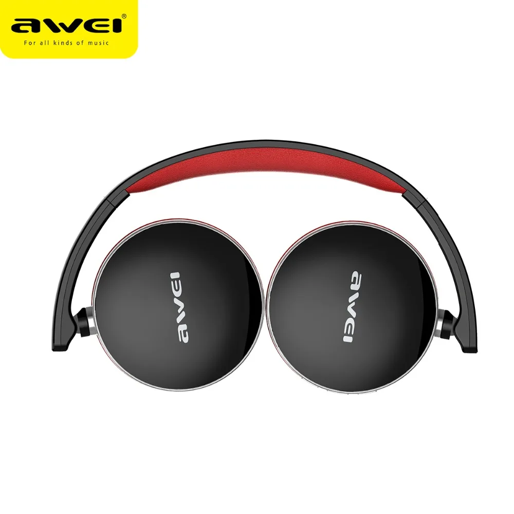 Складные Hi Fi стереонаушники AWEI A500BL с Bluetooth беспроводные наушники Спортивная