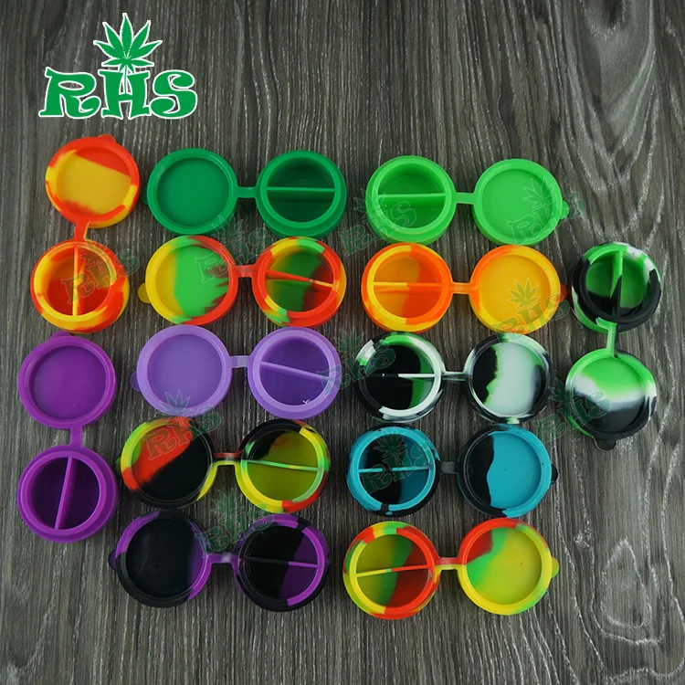 2017 RHS заводская цена горячая Распродажа Cured 10 мл круглые силиконовые банки Dab