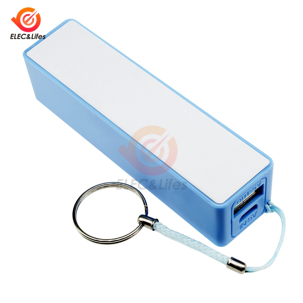 USB Мобильный Внешний Аккумулятор Чехол DIY Kit 18650 литиевая батарея зарядное устройство коробка портативный чехол для хранения черный/желтый/синий/зеленый/розовый/белый