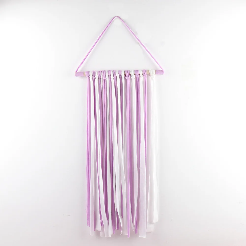 

Girls' Hair Bows Storage Belt Barrette Hairband Organizer Kids Rainbow Color Hair Clips Hair Holder DIY Hair Accessories