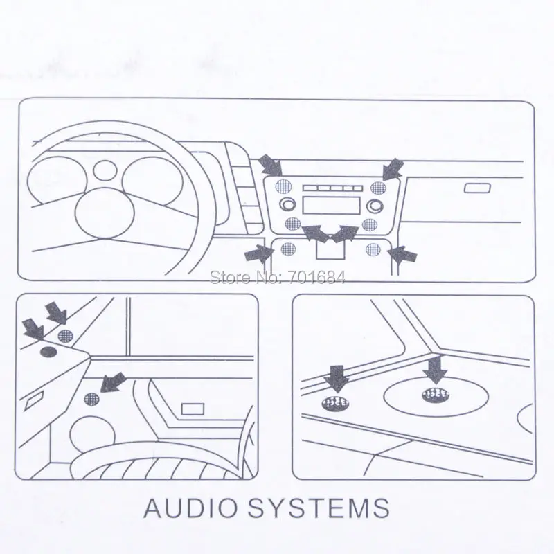 Автомобильная аудиосистема Wotefusi супер мощные громкие купольные динамики черные