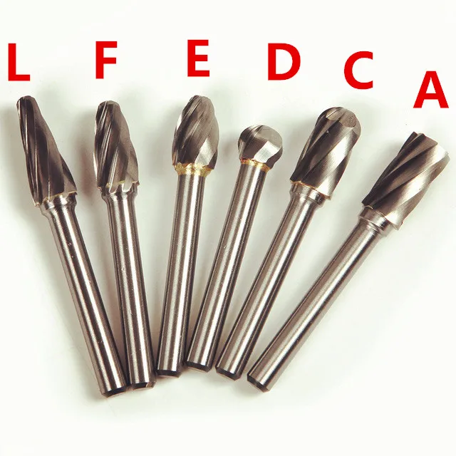 

1pc 6mm shank Blade diameter10mm Tungsten Carbide Rotary Files Coarse-toothed Single-cut Rotary Burrs For Dremel Rotary Tools