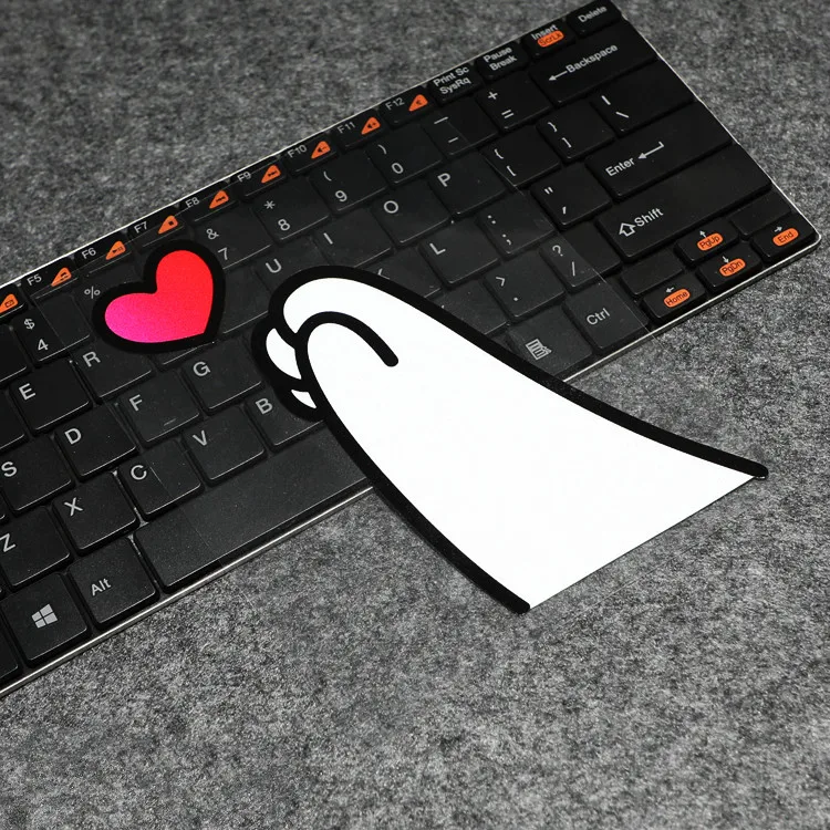 

GalonDeco Creative Reflective Sticker Car Styling Cute Show Love Heart Funny Stickers for Car Door & Waist Line Rear Windshield